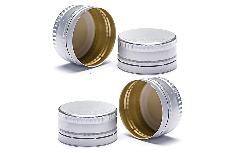 mm Silver Aluminium Cap