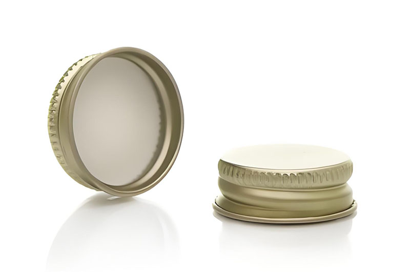Screw Cap 28-400 Aluminum Gold With PE Liner