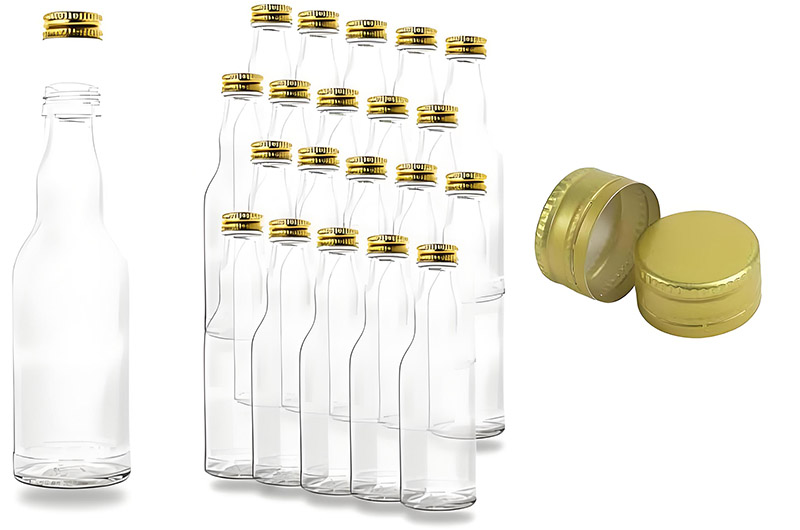 250 ml Bottles 28×15 mm MCA Aluminum Caps