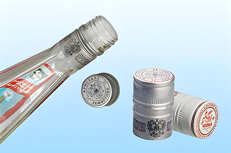 Screw out anti-counterfeiting Aluminum-Plastic Cap