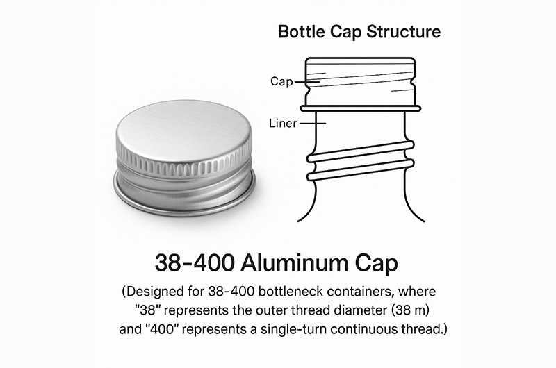 38-400 Aluminum Cap