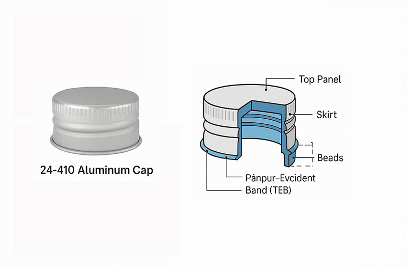 24-410 Aluminum Cap Structural Components