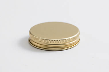Gold Aluminum Screw Top Cap