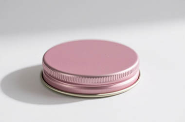 Pink Aluminum Screw Top Cap