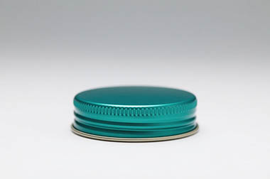 Green Aluminum Screw Top Cap