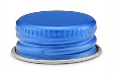 Blue 22-400 Aluminum Cap