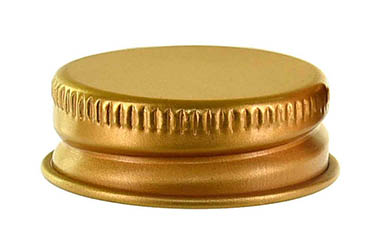 Gold Aluminum Screw Cap
