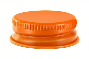 Orange Aluminum Screw Cap