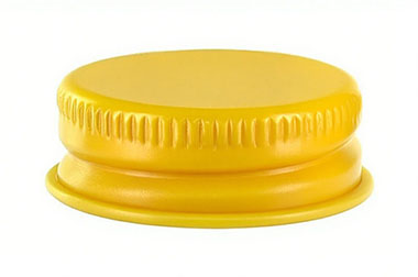 Yellow Aluminum Screw Cap