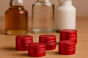 Red 18mm ROPP Aluminum Caps