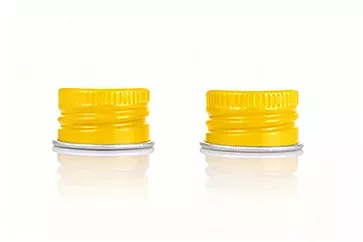 Yellow 24 415 Aluminium Screw Cap