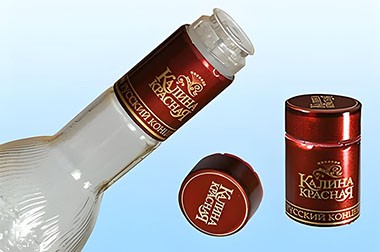 Twist off anti-counterfeit Aluminum-Plastic Cap